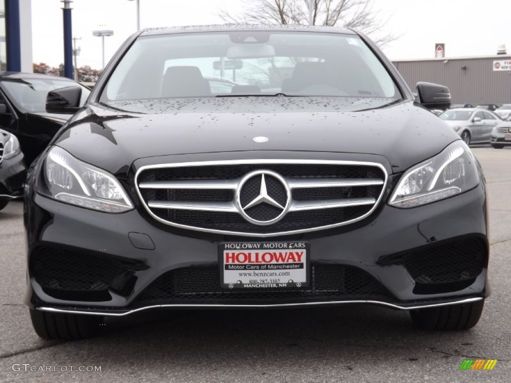 2014 E 350 4Matic Sport Sedan - Black / Black photo #2