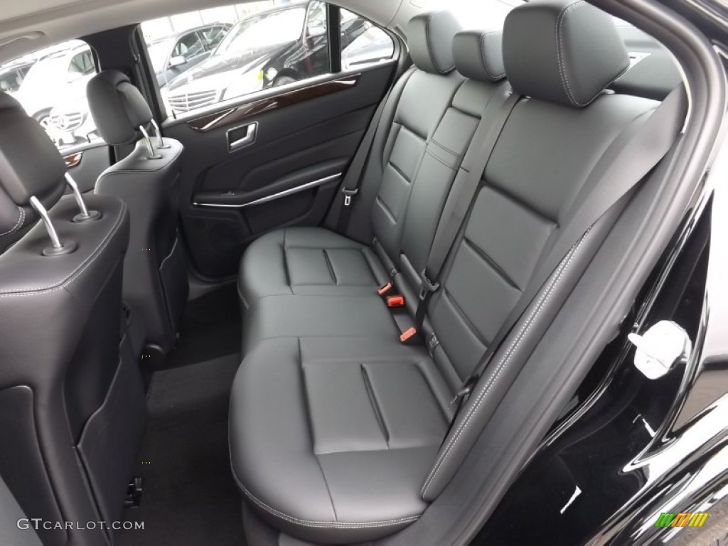 2014 E 350 4Matic Sport Sedan - Black / Black photo #6