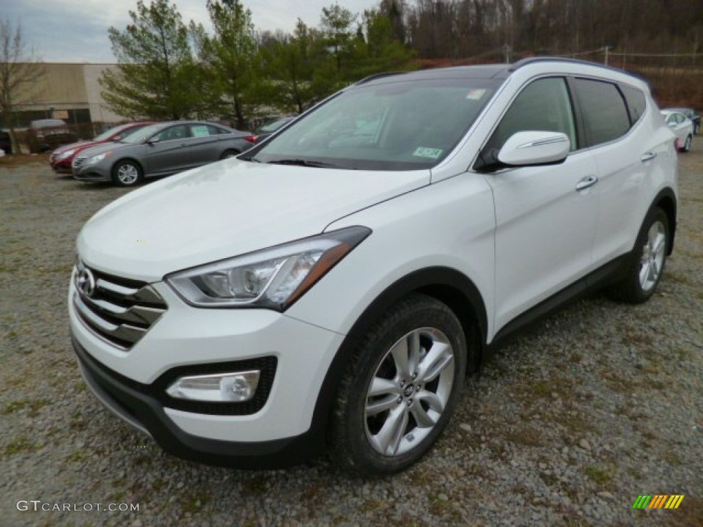 Frost White Pearl 2014 Hyundai Santa Fe Sport 2.0T AWD Exterior Photo #87839630