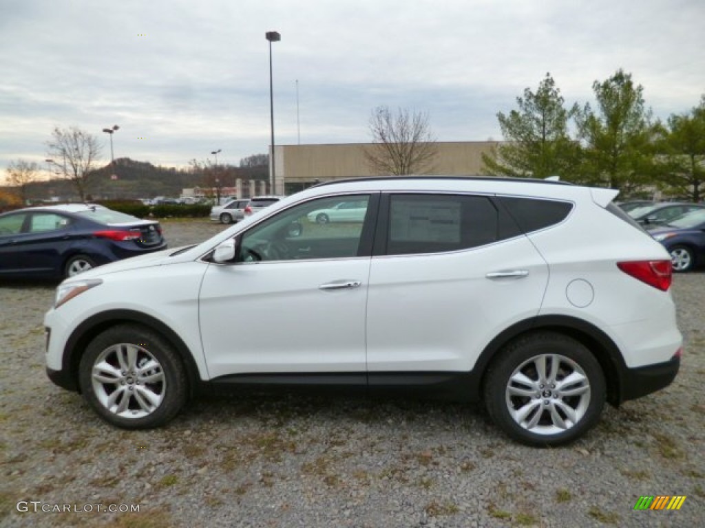 Frost White Pearl 2014 Hyundai Santa Fe Sport 2.0T AWD Exterior Photo #87839654