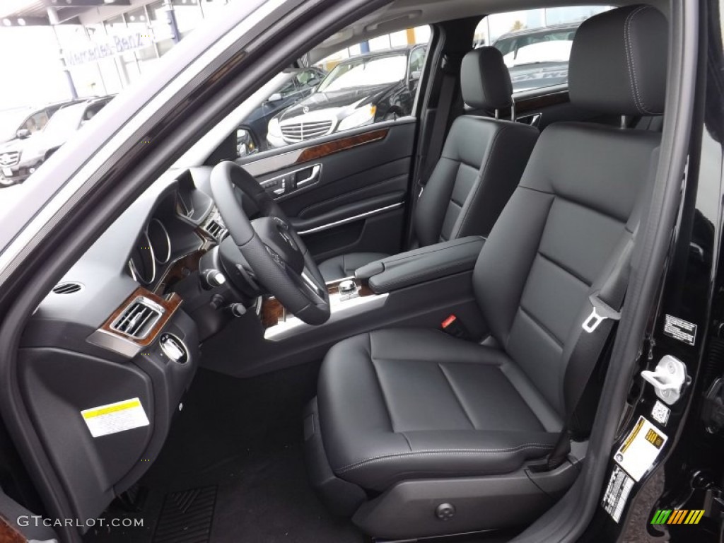 2014 E 350 4Matic Sport Sedan - Black / Black photo #11