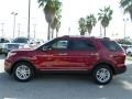 2013 Ruby Red Metallic Ford Explorer XLT EcoBoost  photo #2