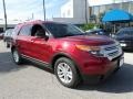 2013 Ruby Red Metallic Ford Explorer XLT EcoBoost  photo #7