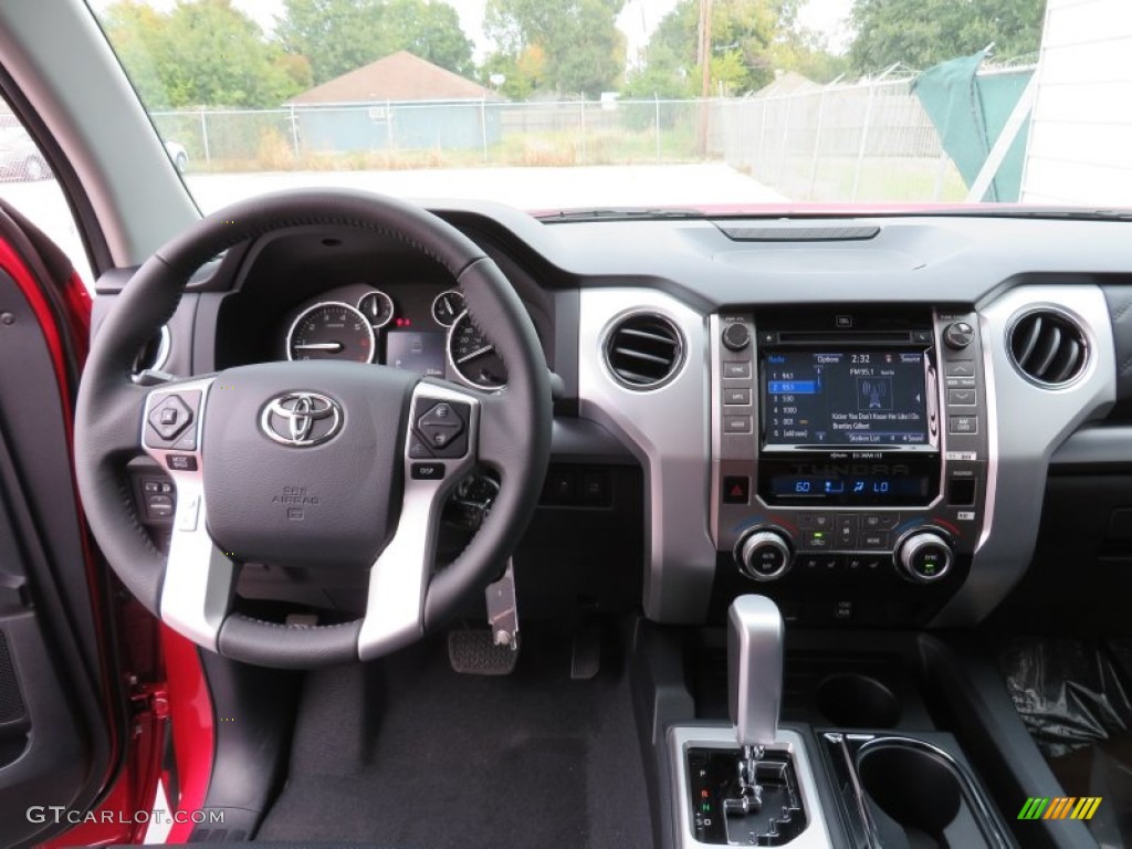 2014 Tundra Platinum Crewmax - Barcelona Red Metallic / Black photo #28