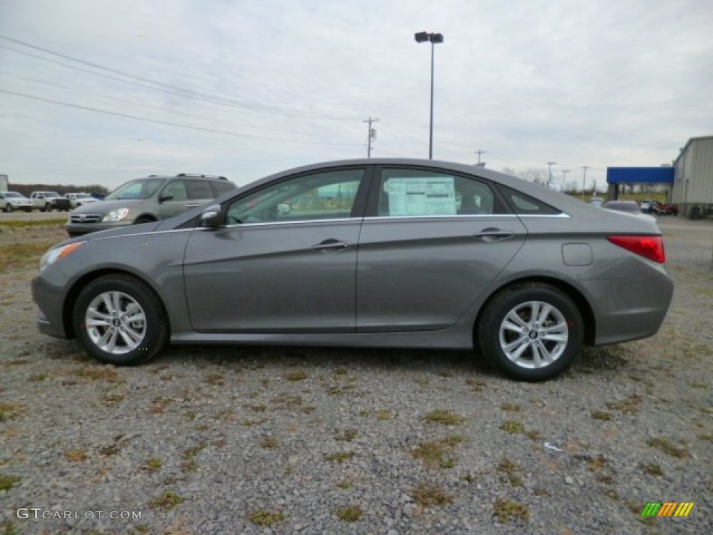 2014 Sonata GLS - Harbor Gray Metallic / Gray photo #4
