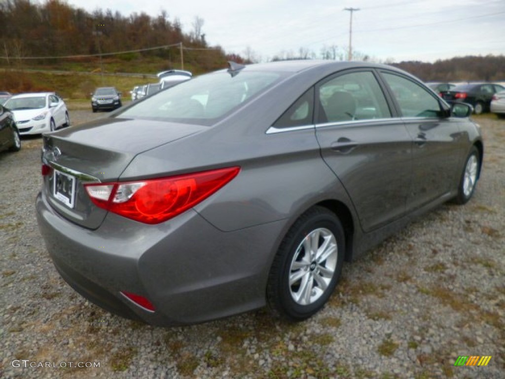 2014 Sonata GLS - Harbor Gray Metallic / Gray photo #7