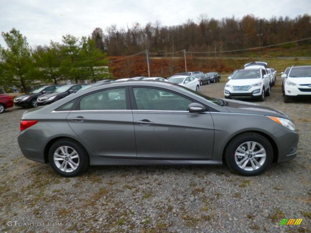 2014 Sonata GLS - Harbor Gray Metallic / Gray photo #8