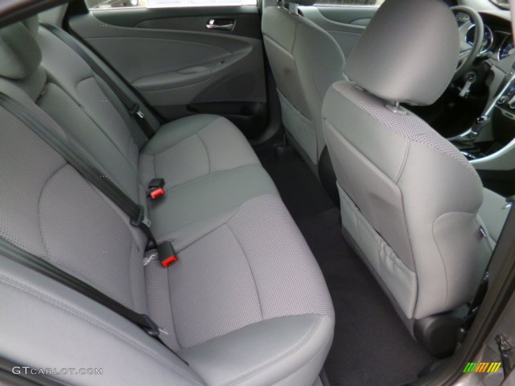 2014 Sonata GLS - Harbor Gray Metallic / Gray photo #12