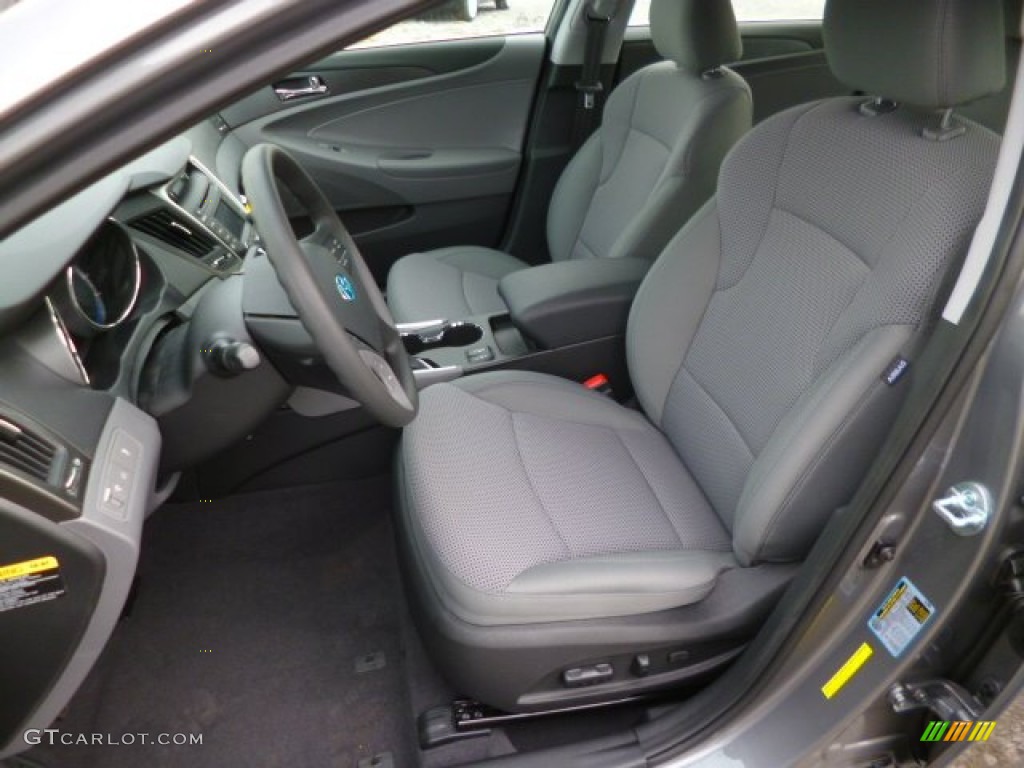 2014 Sonata GLS - Harbor Gray Metallic / Gray photo #15