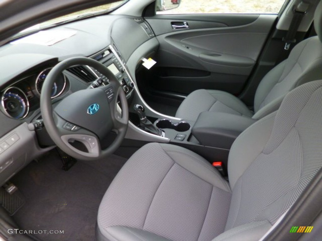 2014 Sonata GLS - Harbor Gray Metallic / Gray photo #16