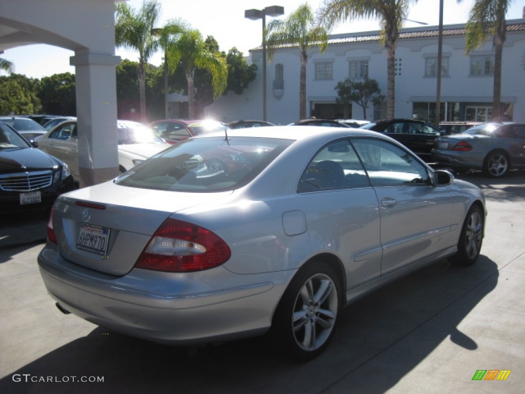2006 CLK 350 Coupe - Iridium Silver Metallic / Black photo #2