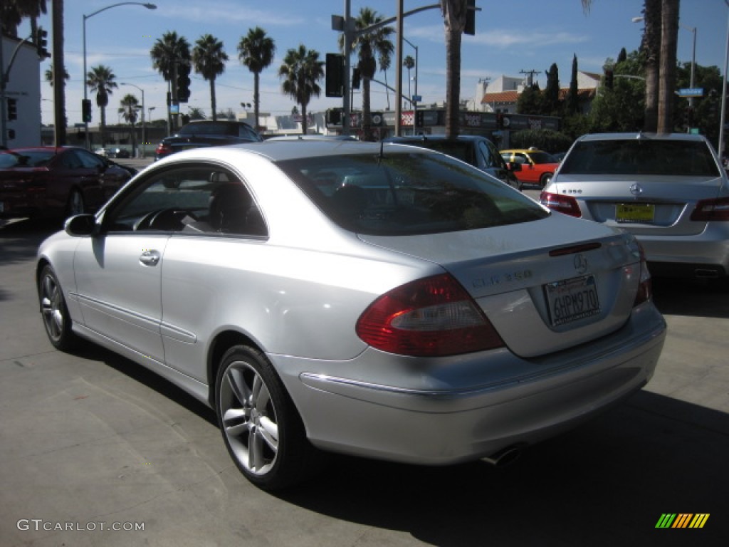 2006 CLK 350 Coupe - Iridium Silver Metallic / Black photo #4