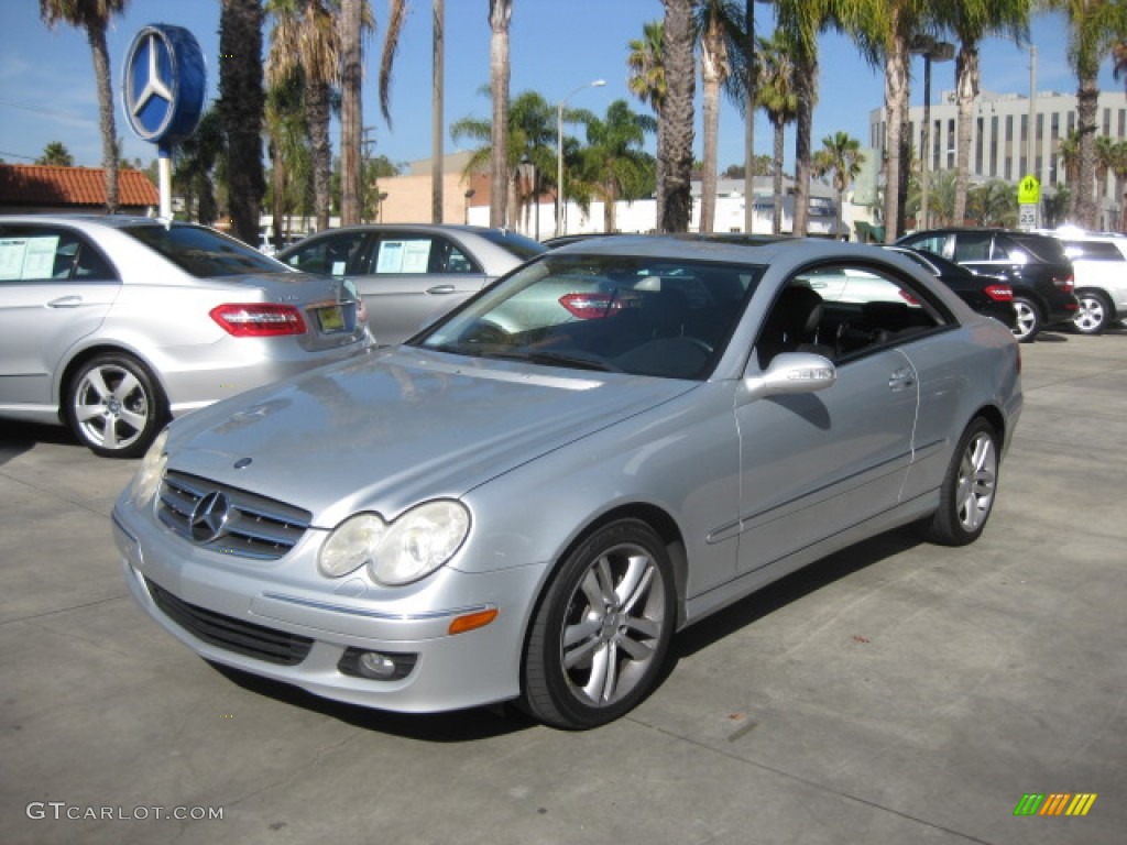 2006 CLK 350 Coupe - Iridium Silver Metallic / Black photo #5