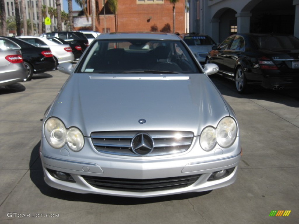 2006 CLK 350 Coupe - Iridium Silver Metallic / Black photo #6