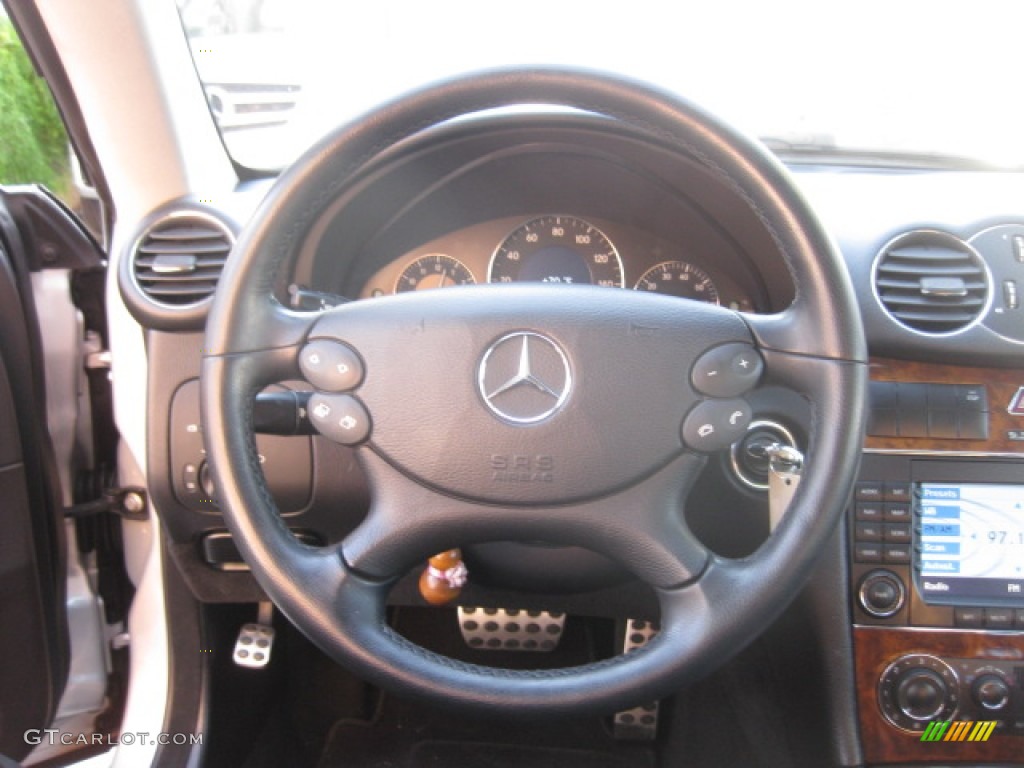 2006 CLK 350 Coupe - Iridium Silver Metallic / Black photo #12