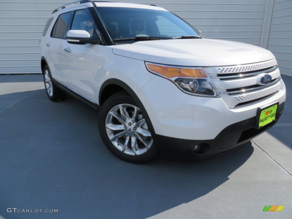 White Platinum Ford Explorer