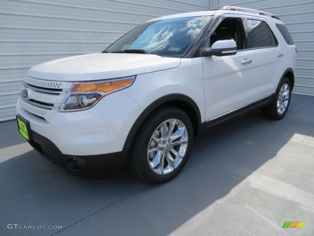 White Platinum 2014 Ford Explorer Limited Exterior Photo #87842177