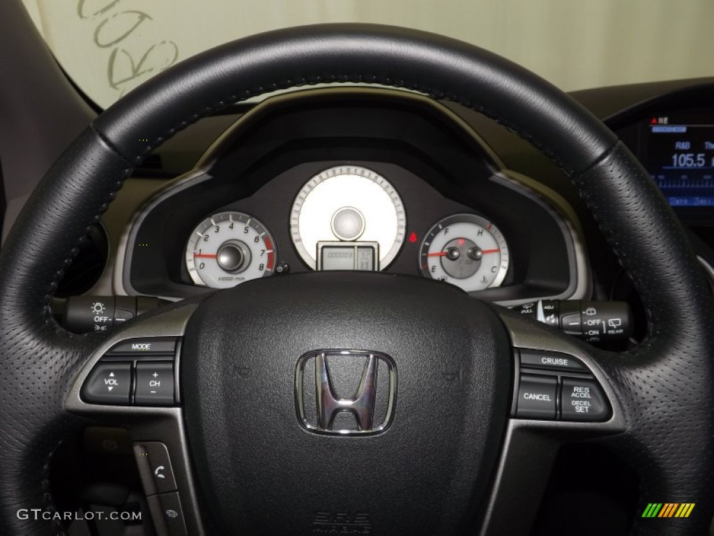 2014 Pilot EX-L - Modern Steel Metallic / Gray photo #20