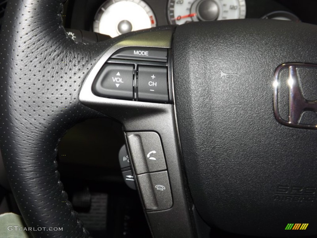 2014 Pilot EX-L - Modern Steel Metallic / Gray photo #22