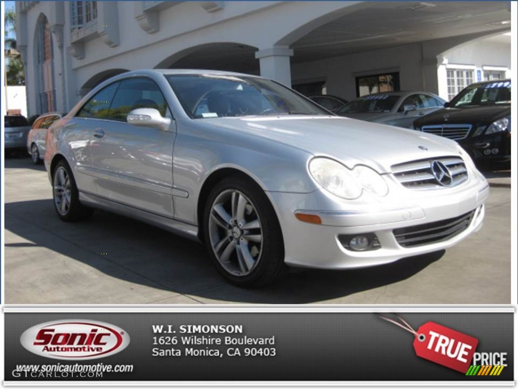 2006 CLK 350 Coupe - Iridium Silver Metallic / Black photo #25