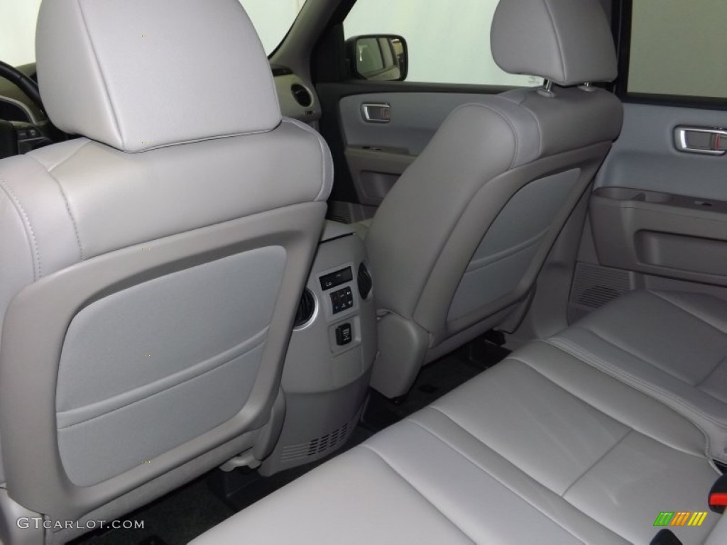 2014 Pilot EX-L - Modern Steel Metallic / Gray photo #25