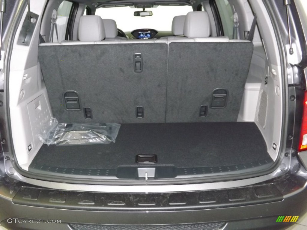 2014 Pilot EX-L - Modern Steel Metallic / Gray photo #27