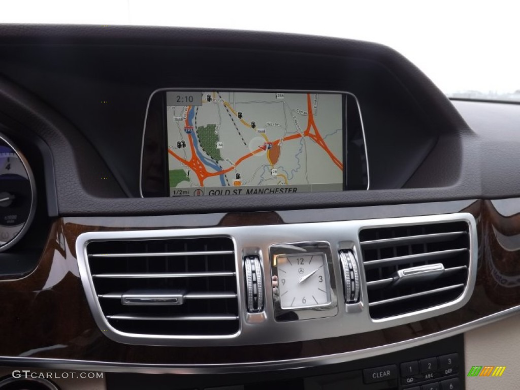 2014 E 350 4Matic Sport Sedan - Black / Silk Beige/Espresso Brown photo #8