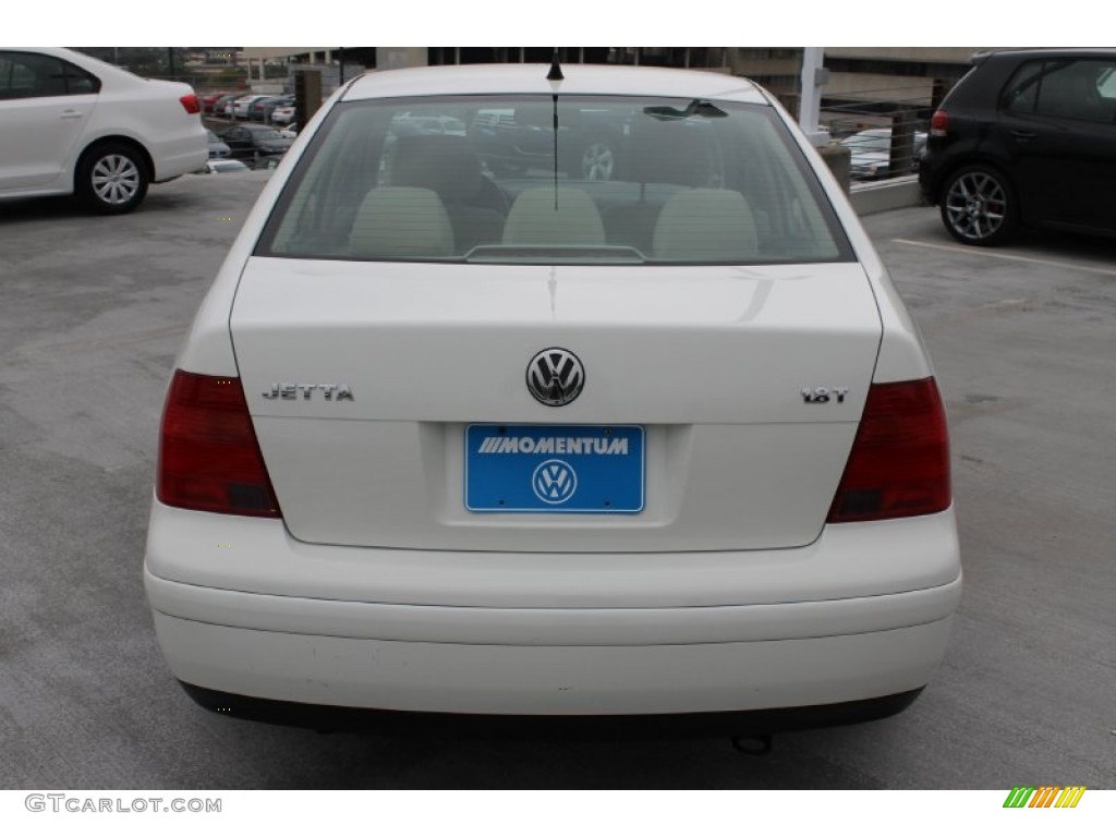 2002 Jetta GLS 1.8T Sedan - Cool White / Beige photo #6