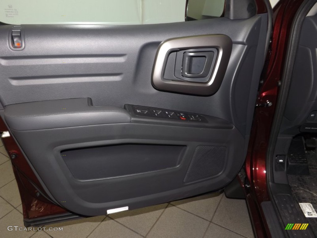 2014 Honda Ridgeline RTL Black Door Panel Photo #87842757