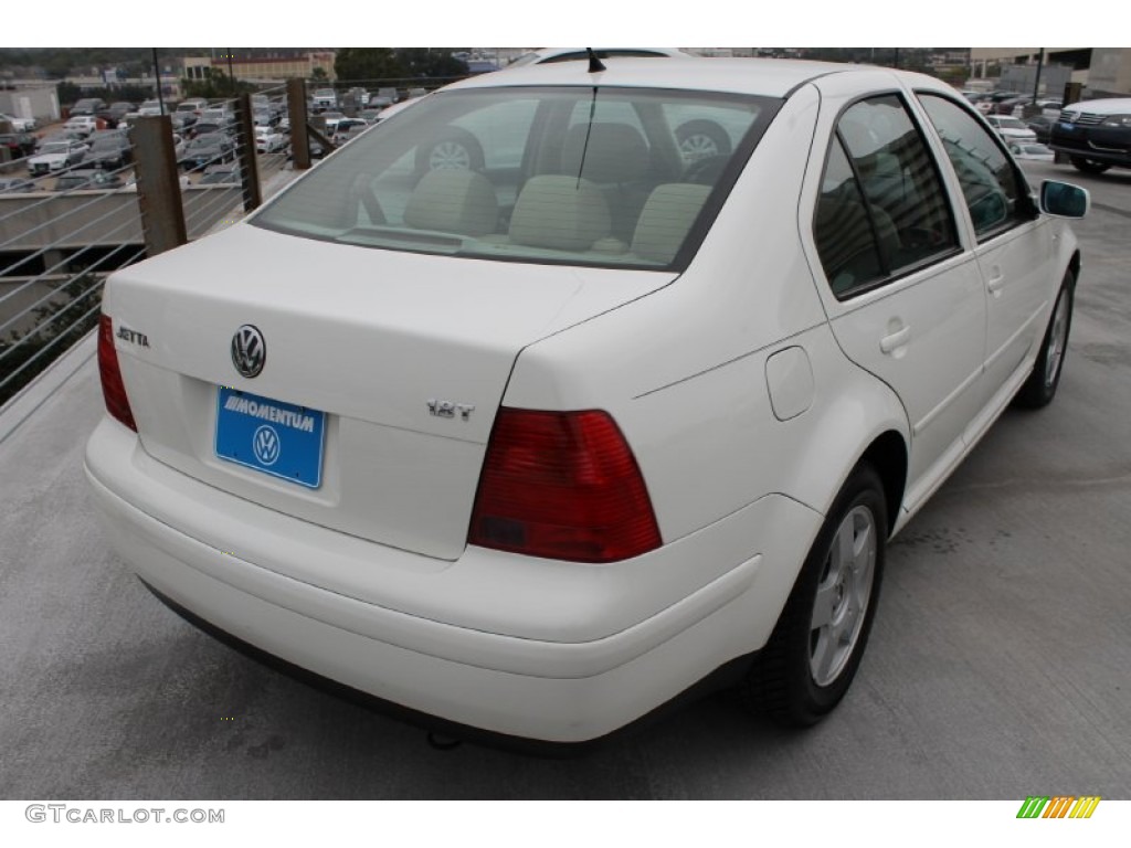 2002 Jetta GLS 1.8T Sedan - Cool White / Beige photo #7