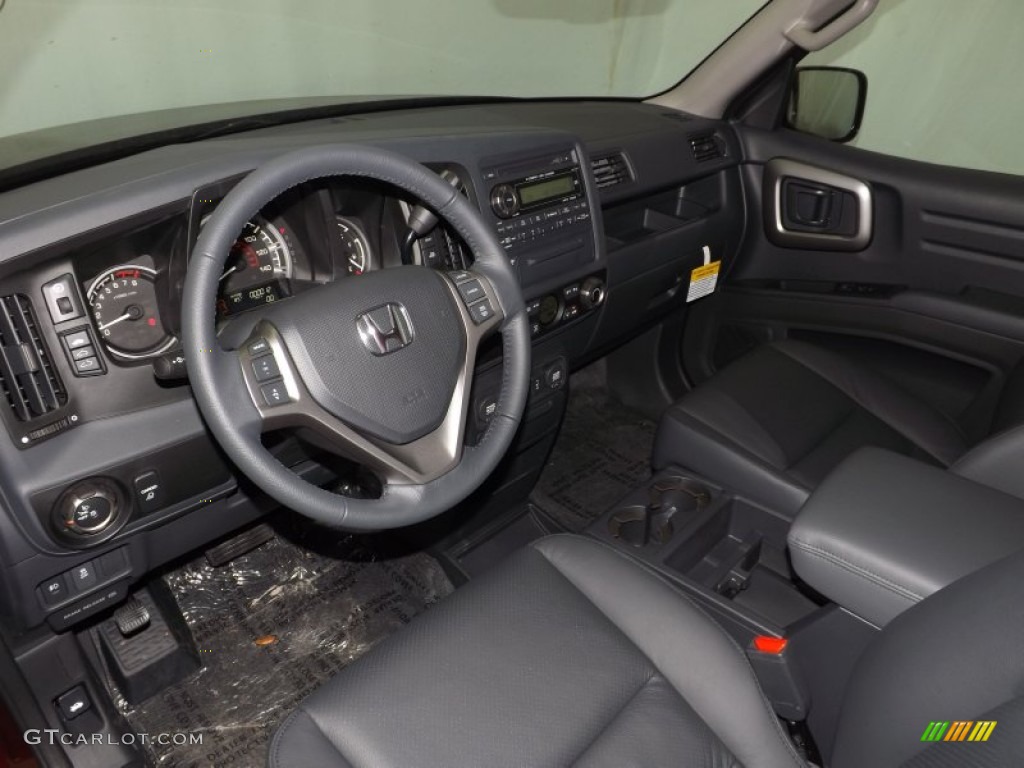 Black Interior 2014 Honda Ridgeline RTL Photo #87842783