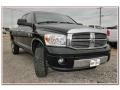 2007 Brilliant Black Dodge Ram 2500 Laramie Quad Cab 4x4  photo #11