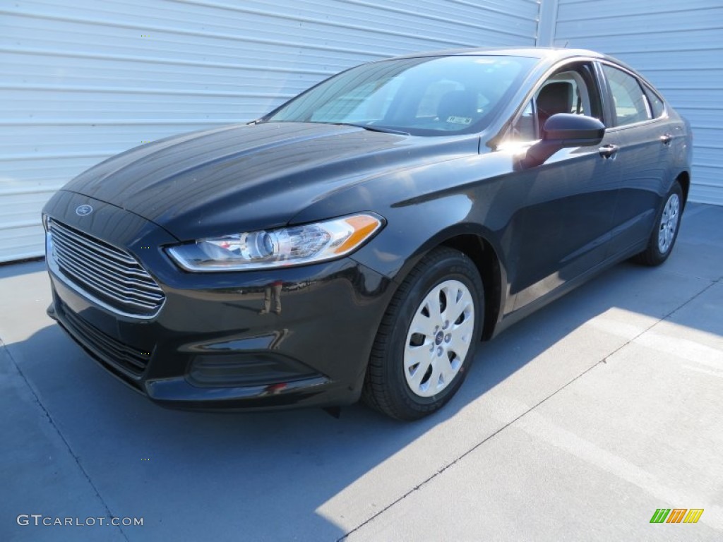 Tuxedo Black 2014 Ford Fusion S Exterior Photo #87843172