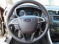 2014 Ford Fusion Earth Gray Interior Steering Wheel Photo