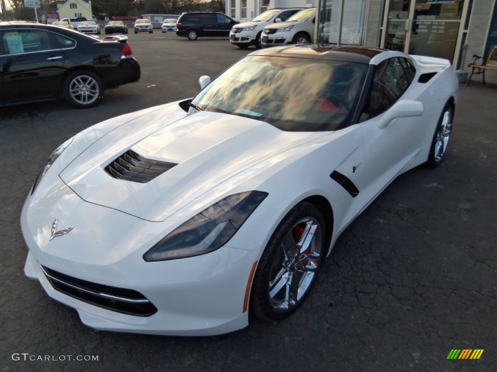 Arctic White 2014 Chevrolet Corvette Stingray Coupe Z51 Exterior Photo #87843734