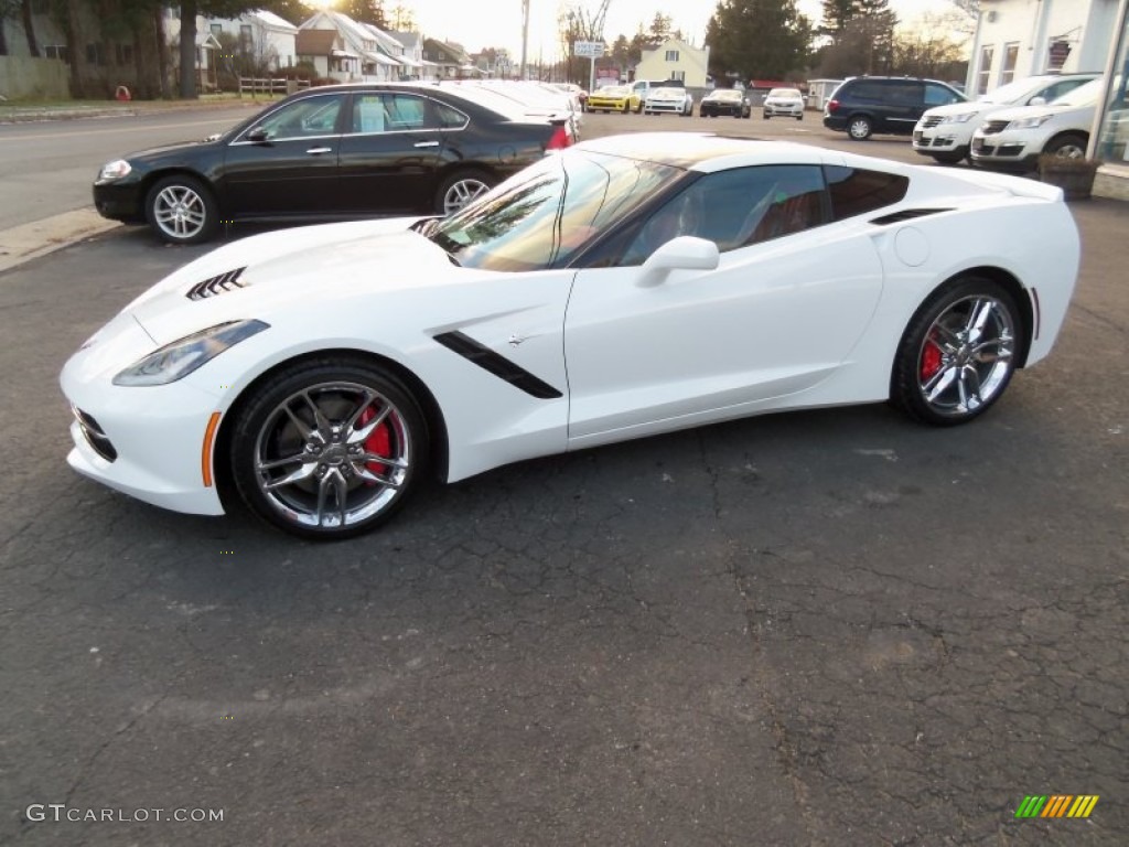 Arctic White 2014 Chevrolet Corvette Stingray Coupe Z51 Exterior Photo #87843761