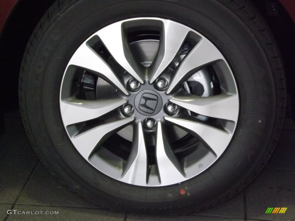 2014 Accord LX Sedan - Basque Red Pearl II / Ivory photo #3