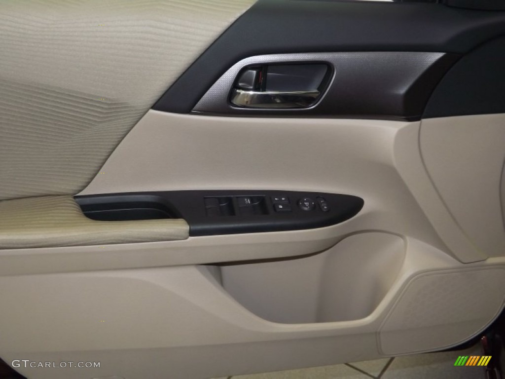 2014 Accord LX Sedan - Basque Red Pearl II / Ivory photo #10