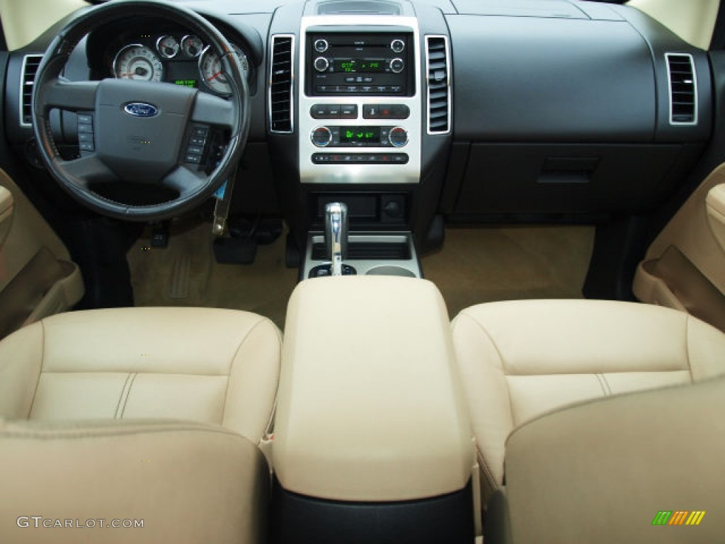 2008 Edge Limited - Light Ice Blue Metallic / Camel photo #10