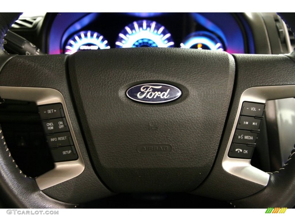 2011 Fusion SEL V6 - Steel Blue Metallic / Charcoal Black photo #8