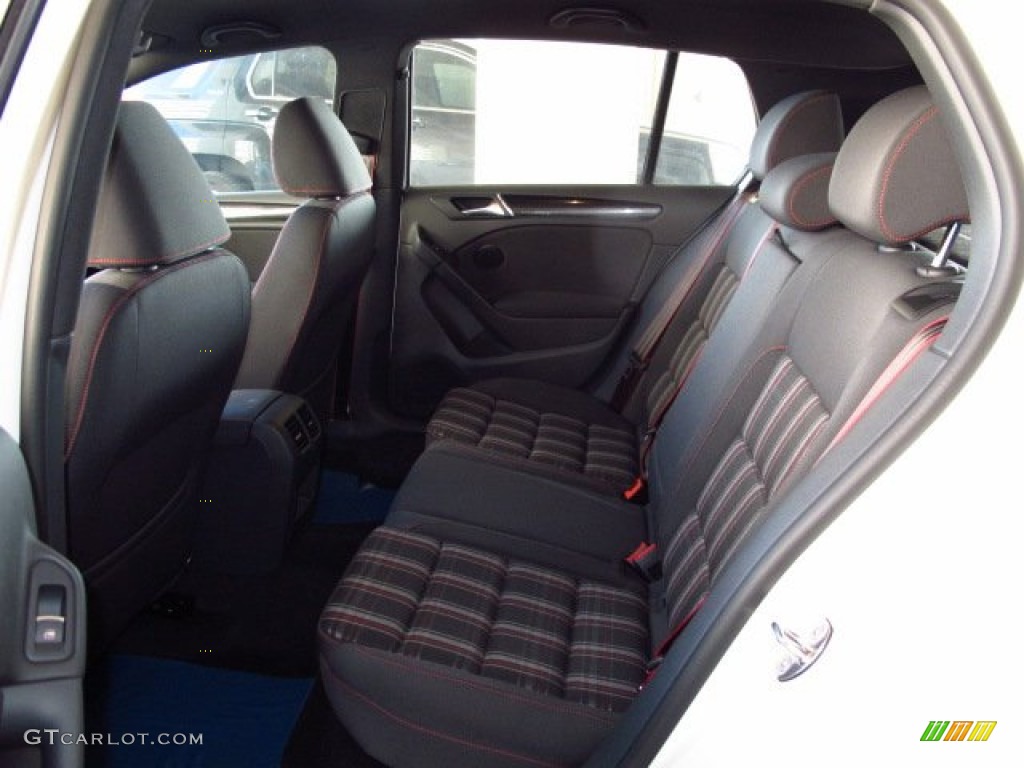 Intelagos Plaid Cloth Interior 2014 Volkswagen GTI 4 Door Wolfsburg Edition Photo #87846410