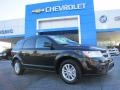 Brilliant Black Crystal Pearl 2013 Dodge Journey SXT
