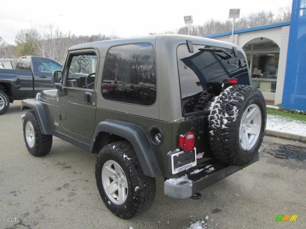 Jeep Green Metallic 2006 Jeep Wrangler Rubicon 4x4 Exterior Photo #87846722