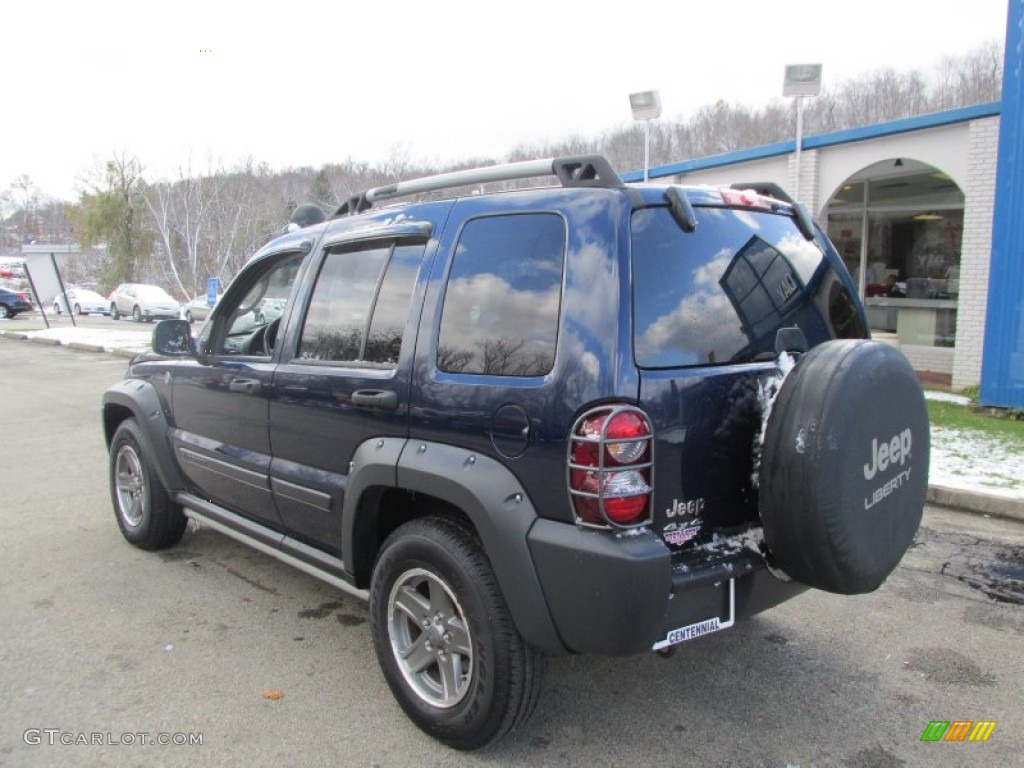 2005 Liberty Renegade 4x4 - Patriot Blue Pearl / Dark Khaki/Light Graystone photo #4