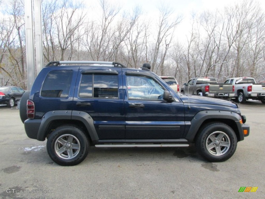 2005 Liberty Renegade 4x4 - Patriot Blue Pearl / Dark Khaki/Light Graystone photo #7