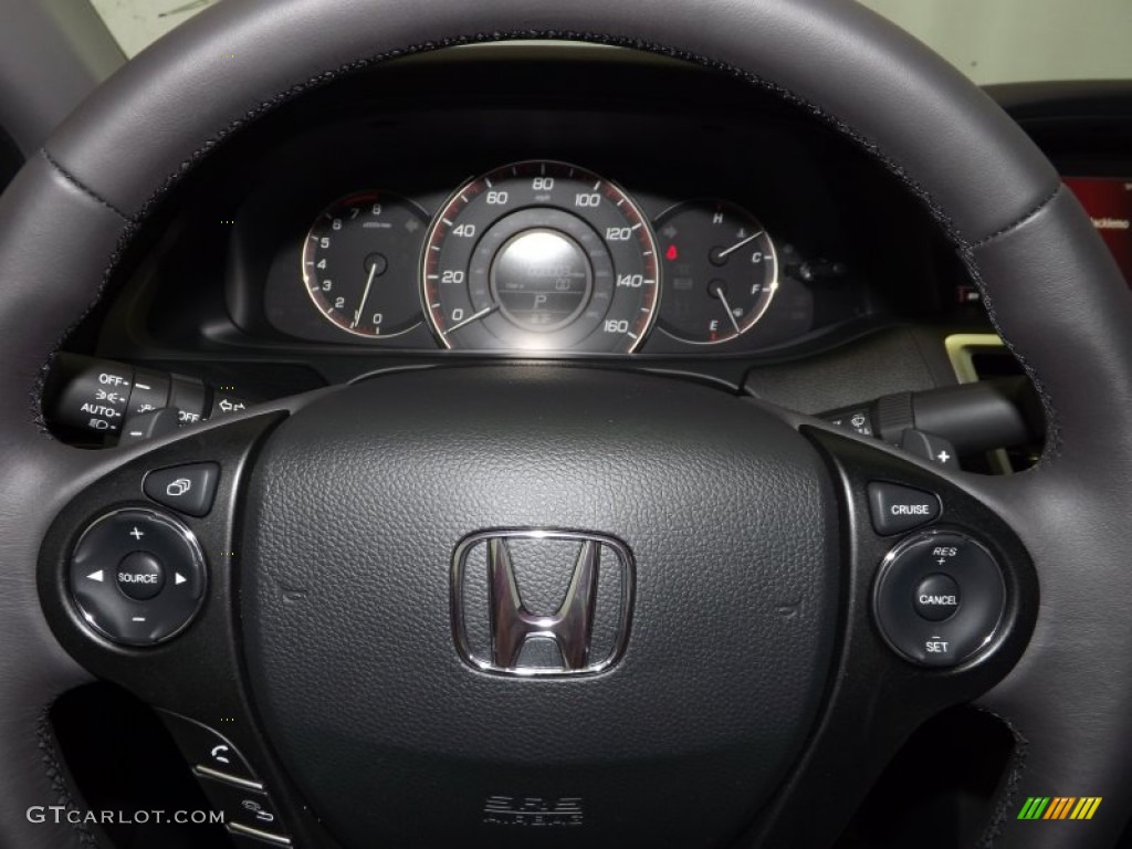 2014 Accord Sport Sedan - Basque Red Pearl II / Black photo #20