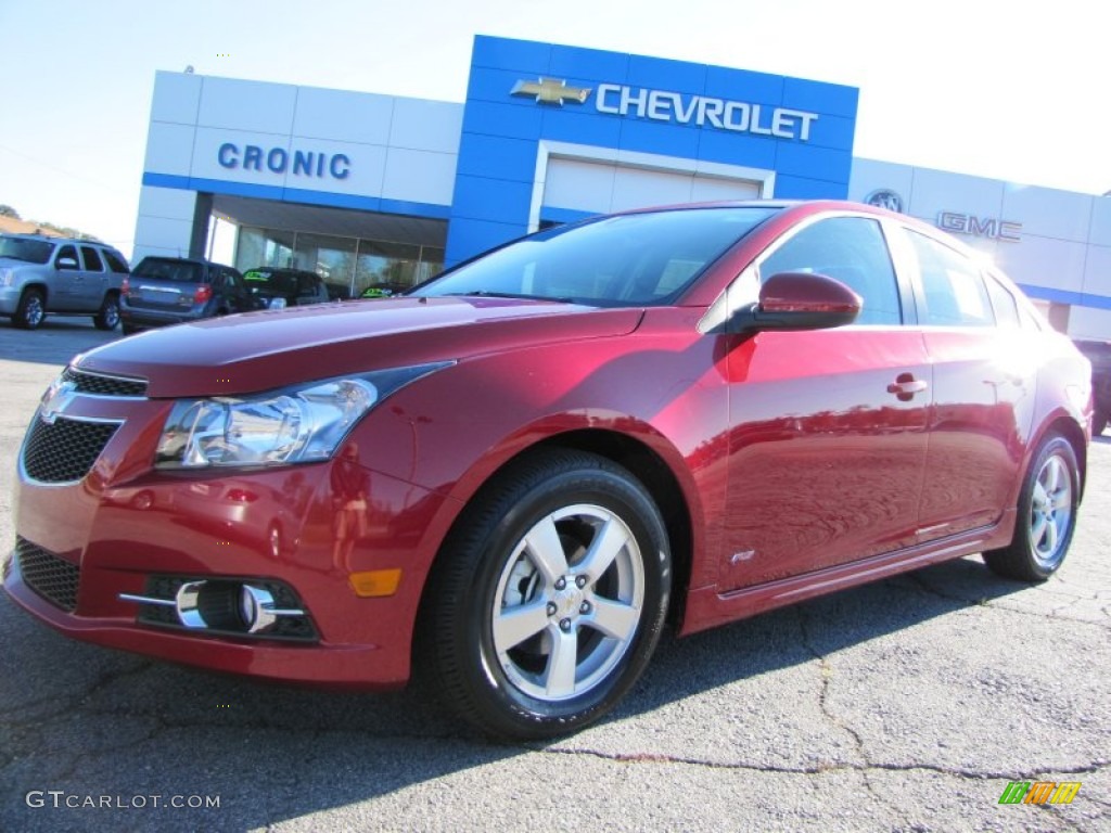 2014 Cruze LT - Crystal Red Tintcoat / Jet Black photo #3