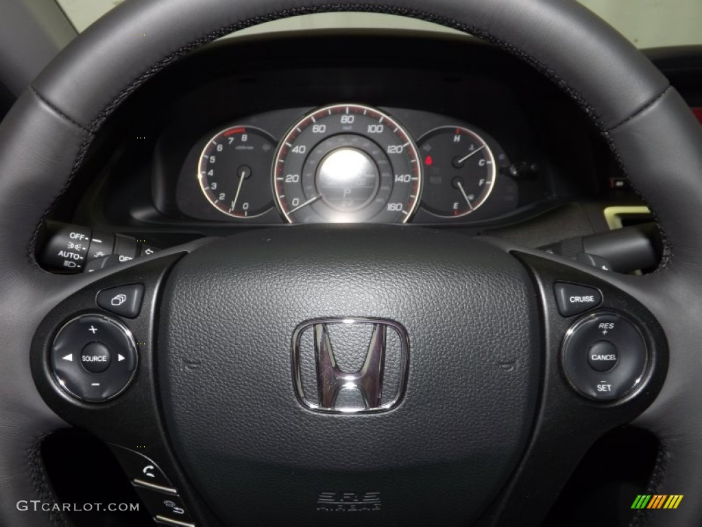 2014 Accord Sport Sedan - Basque Red Pearl II / Black photo #20
