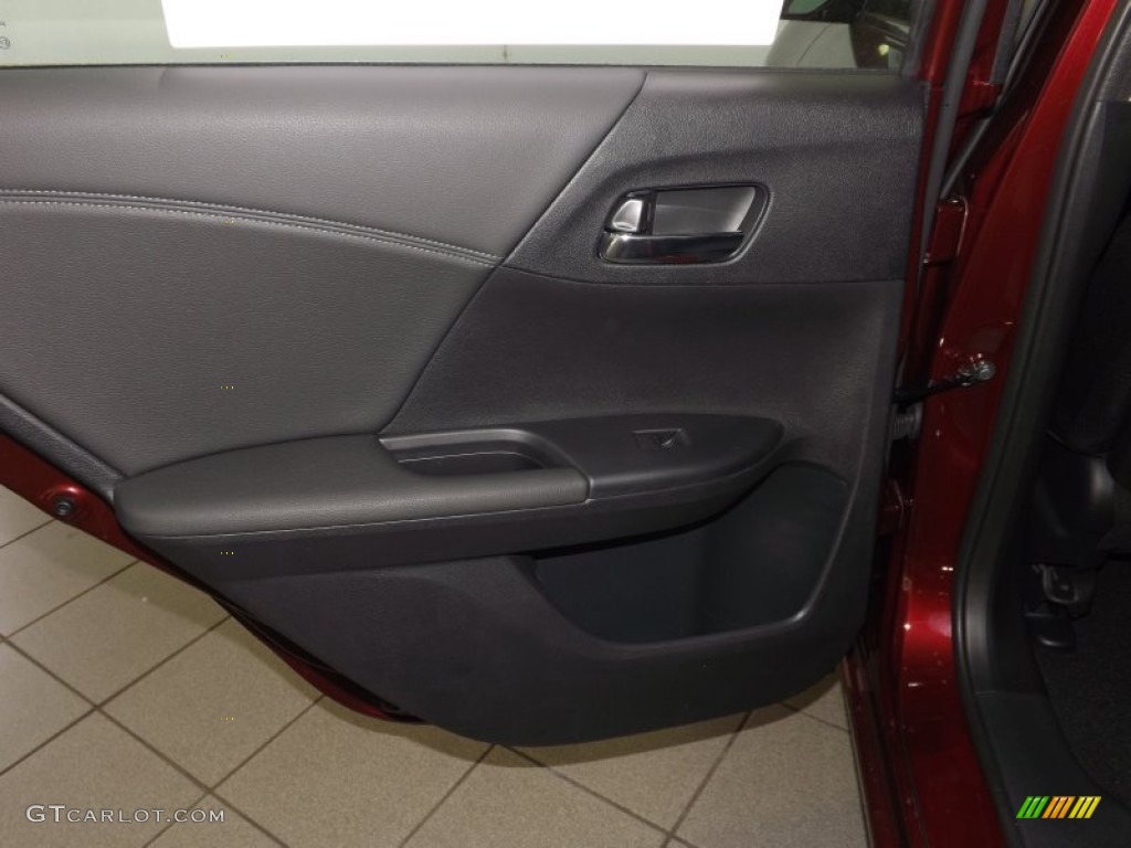 2014 Accord Sport Sedan - Basque Red Pearl II / Black photo #25