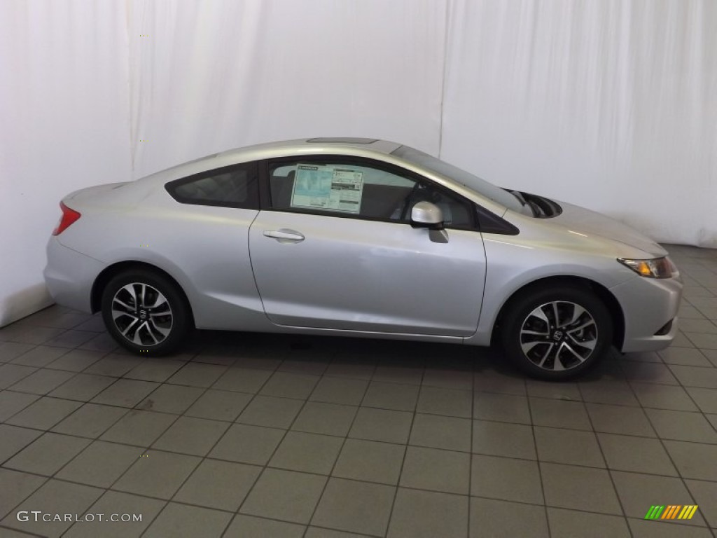 Alabaster Silver Metallic 2013 Honda Civic EX Coupe Exterior Photo #87849782